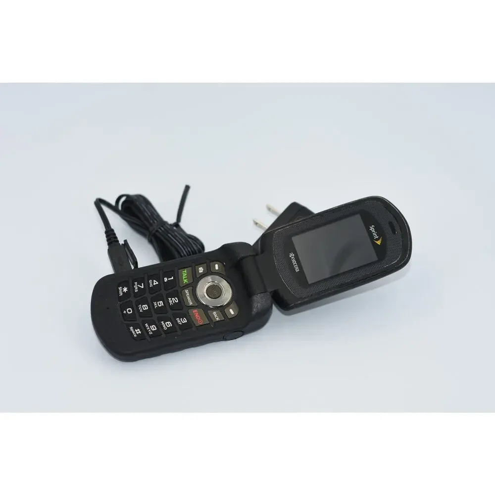 Kyocera DuraXT / E4277 - Black ( Sprint ) Camera Rugged Cellular Flip Phone
